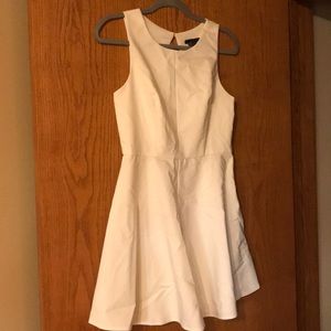 White forever 21 open back dress